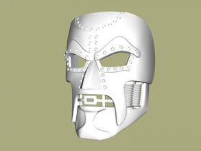 doctor doom mask fashion ornaments 3d print model - Mito3D