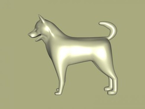 dog free 3d model - download stl file Toys Animals toy figure 3d print model - Mito3D
