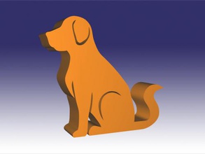 dog stand free 3d model - download stl file Gadgets Phones original phone holder 3d print model - Mito3D