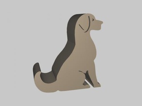 perro de pie libre modelo 3d - descargar archivo stl Los Gadgets teléfonos fiable soporte teléfono 3d print model - Mito3D