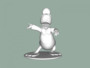 donald fauntleroy duck obj toys cartoons 3d print model - Mito3D