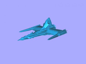draconian marauder free 3d model - download stl file Toys Machinery spaceship buck rogers 25th century 3d print model - Mito3D