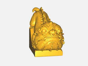 Drache-china Kostenlose 3d-Modell - download-stl-Datei Spielzeug Tiere schöner Drache ohne Flügel stl-Datei 3d print model - Mito3D