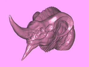 dragon head free 3d model - download stl file Art Sculpture scarry 3d print model - Mito3D