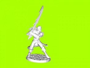 dragon slayer free 3d model - download stl file Toys Games warrior giant sword 3d print model - Mito3D