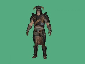 dragonborn free 3d model - download obj file Toys Games one main characters skyrim 3d print model - Mito3D