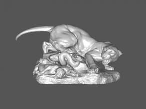 drame au d sert sanat heykel 3d print model - Mito3D