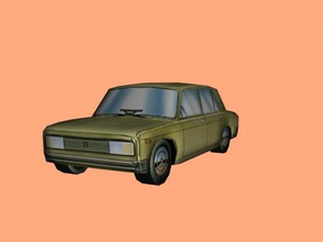 drawn vaz free 3d model - download obj file Toys Machinery low poly good textures 3d print model - Mito3D