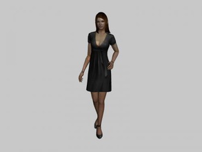 dressed woman free 3d model - download obj file Toys People low poly 3d print model - Mito3D