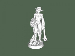 druid girl toys cartoons 3d print model - Mito3D