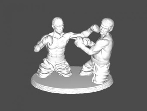duel of putin trump toys people 3d print model - Mito3D