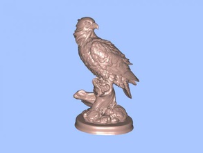 eagle free 3d model - download stl file Toys Animals beautiful powerful bird stl file 