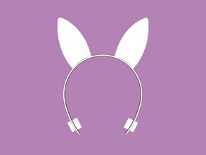 ears headband free 3d model - download stl file Fashion Ornaments bunny head 3d print model - Mito3D