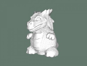 easter dragon toys cartoons 3d print model - Mito3D