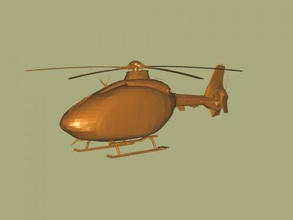 ec-135 free 3d model - download stl file Toys Machinery multi-purpose light helicopter airbus 3d print model - Mito3D