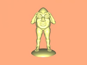 eggman gratuit modèle 3d - téléchargement de fichier stl Art La Sculpture intéressant statuette 3d print model - Mito3D
