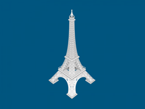 eiffel tower art architecture 3d print model - Mito3D