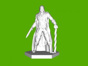 elf assassin free 3d model - download stl file Toys Cartoons figurine warrior forest folk 3d print model - Mito3D