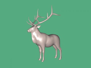 elk toys animals 3d print model - Mito3D