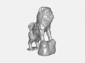 mal chimère obj art sculpture 3d print model - Mito3D