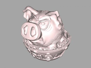 kötü domuz free 3d model download stl dosyası Oyuncaklar Hayvanlar alternatif sembol 2019 dosya 3d print model - Mito3D
