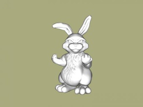 mal lapin jouets animaux 3d print model - Mito3D