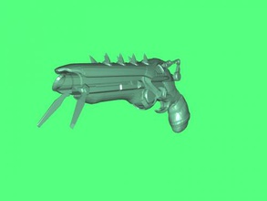 exotique pistolet jouets arme 3d print model - Mito3D