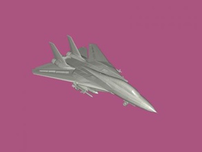 f-14d free 3d model - download stl file Toys Machinery american fighter 3d print model - Mito3D