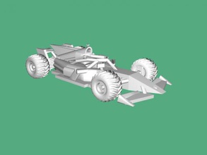 f1 offroad gratuita modello 3d - scaricare il file obj I giocattoli Macchine rinforzato auto, ruote di grandi dimensioni 3d print model - Mito3D