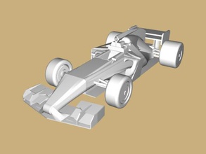 f1 courses voiture jouets machinerie 3d print model - Mito3D