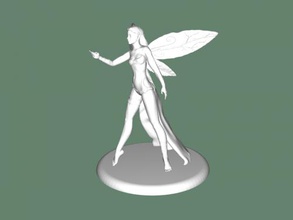 fairy goddess free 3d model - download stl file Toys Cartoons very beautiful fairy stl file 