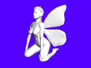 peri heykelcik obj sanat heykel 3d print model - Mito3D