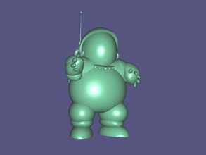 fat astronaut free 3d model - download stl file Toys People touchingly figure thick researcher 3d print model - Mito3D