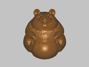 fat hamster toys animals 3d print model - Mito3D
