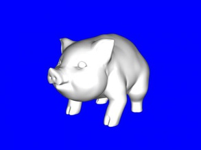 fat piggy toys animals 3d print model - Mito3D