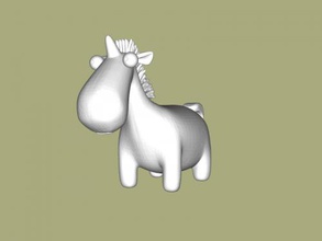 fat unicorn toys cartoons 3d print model - Mito3D