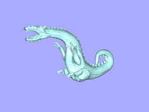 fearsome dragon free 3d model - download stl file Toys Animals figurine evil 3d print model - Mito3D