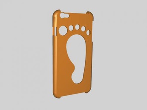 feet case iphone 6+ free 3d model - download stl file Gadgets Phones cool phone 3d print model - Mito3D