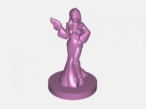 femme fatale libre modelo 3d - descargar archivo stl Los juguetes Juegos el carácter de ciencia ficción la fantasía rpg caminante 3d print model - Mito3D