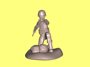 la figura del soldado libre modelo 3d - descargar archivo stl Los juguetes Personas de llamadas ataque 3d print model - Mito3D