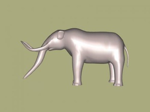 figurine mammoth free 3d model - download stl file Toys Animals extinct giant 3d print model - Mito3D