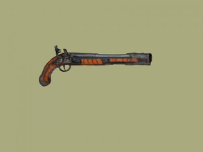 pederneira pistola obj brinquedos arma 3d print model - Mito3D