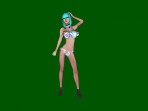 blumen bikini obj spielzeuge 3d print model - Mito3D