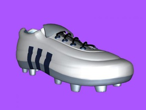 football boots obj fashion shoes 3d print model - Mito3D