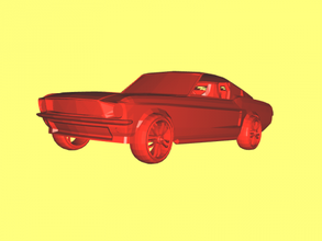 ford mustang spielzeuge maschinen 3d print model - Mito3D