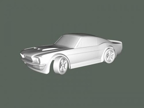 ford mustang gt500 spielzeuge maschinen 3d print model - Mito3D