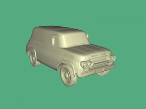ford panel truck free 3d model - download stl file Toys Machinery old american 3d print model - Mito3D