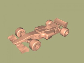 formula 1 car free 3d model - download stl file Toys Machinery very fast elite race 3d print model - Mito3D
