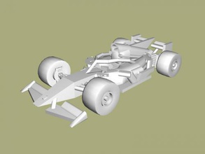 formula 1 halo obj toys machinery 3d print model - Mito3D