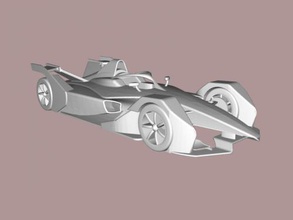 formula e car toys machinery 3d print model - Mito3D